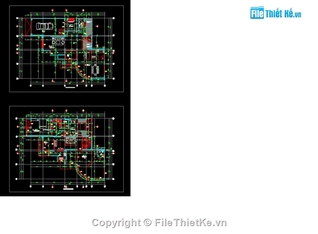 Bản vẽ,Biệt thự,4 tầng,kiến trúc 4 tầng,kiến trúc biệt thự  4 tầng,Bản vẽ kiến trúc biệt thự